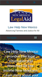 Mobile Screenshot of lawhelpnewmexico.org